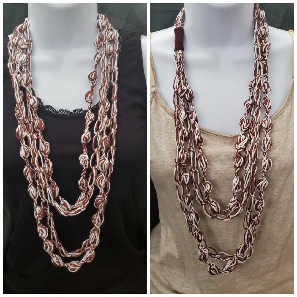 ARTISAN CRAFTED CROCHET NECKLACE